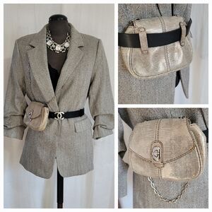 Leather Crossbody Bag / Belt